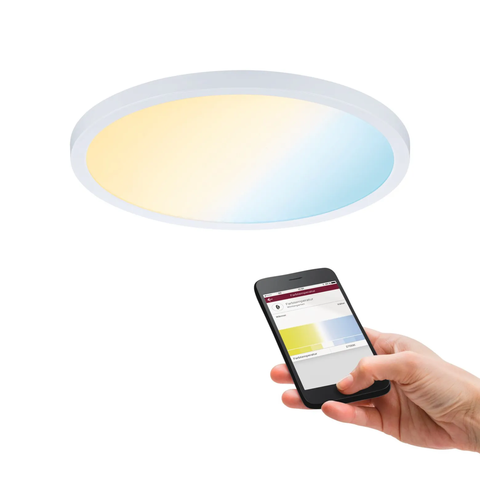 Paulmann-paneeli Areo ZigBee pyöreä 23 cm