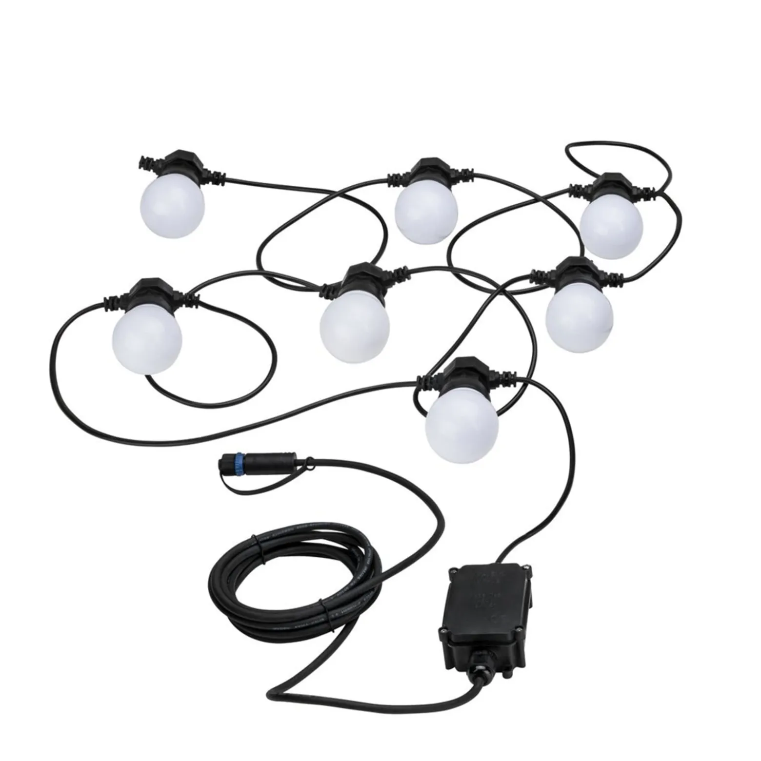Paulmann Plug & Shine LED-keijuvalot Globe 7x0.2W