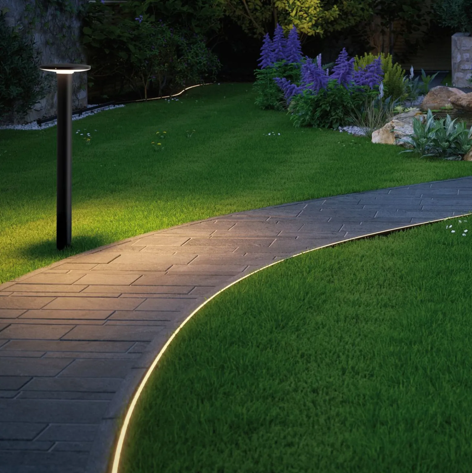 Paulmann Plug & Shine Plate LED-polkujen valo 3,000K
