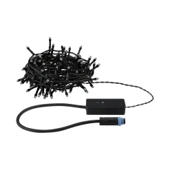 Paulmann Plug&Shine Smart -valoketju Yuna 10 m RGB musta