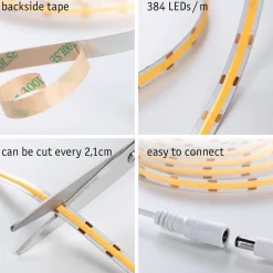 Paulmann SimpLED Strip Set COB 3000 K 1,5 m Paulmann SimpLED Strip Set COB 3000