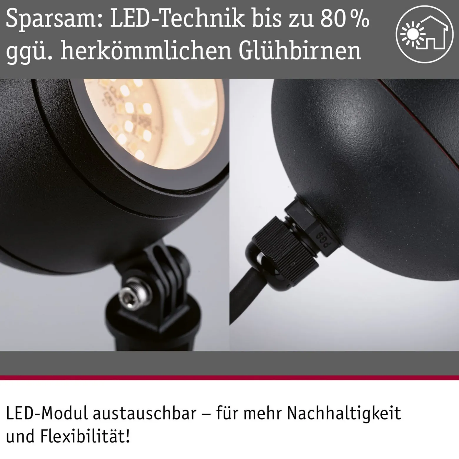 Paulmann Smart LED-maapiikkispotti Kikolo, CCT, antrasiitti, IP65