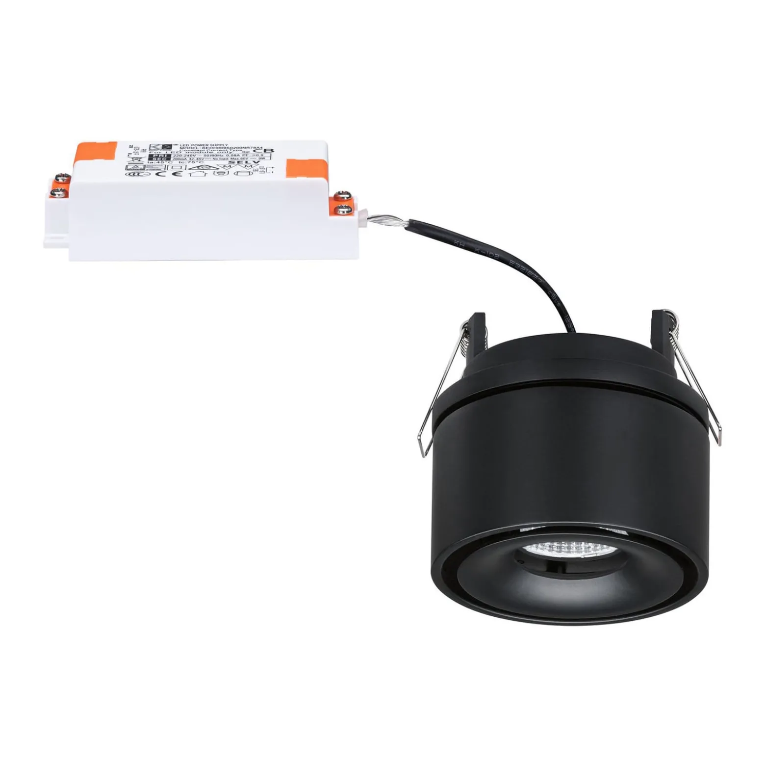 Paulmann Spircle -LED-uppovalo, mattamusta