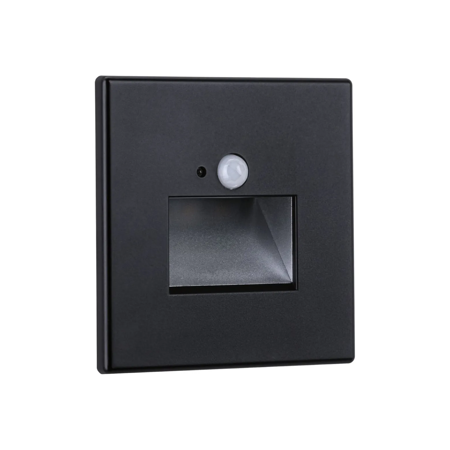 Paulmann upotettava LED-seinävalaisin Edge Quadro musta 8 cm