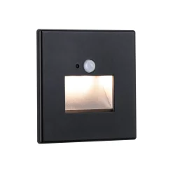 Paulmann upotettava LED-seinävalaisin Edge Quadro musta 8 cm