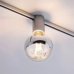 Paulmann URail Ceiling Socket E27, mattakromi
