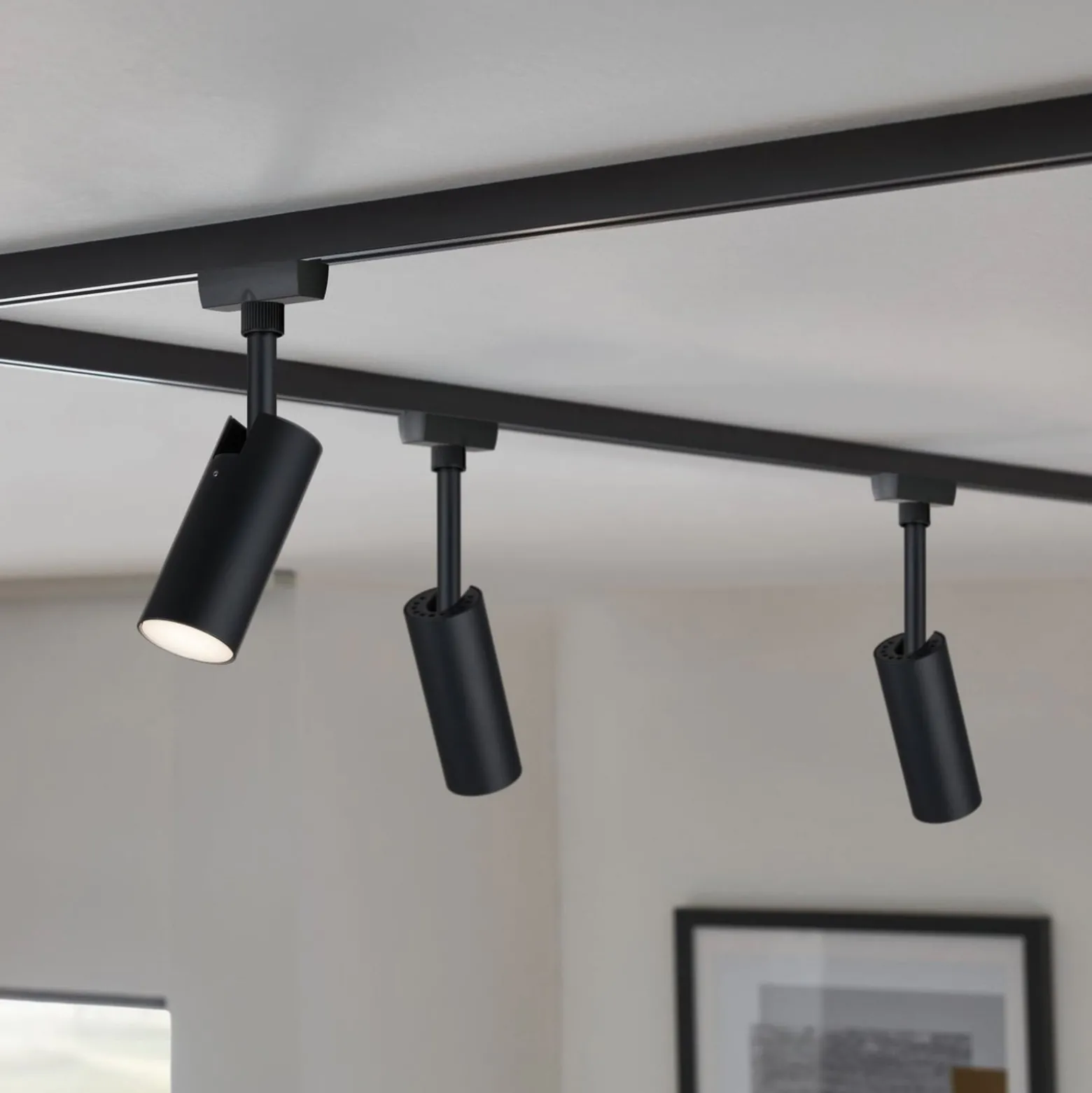 Paulmann URail LED-kohdevalaisin Tubo musta 4 000 K