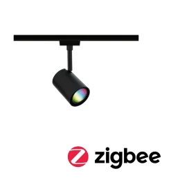 Paulmann URail LED-spotti Luxe Zigbee musta matt GU10