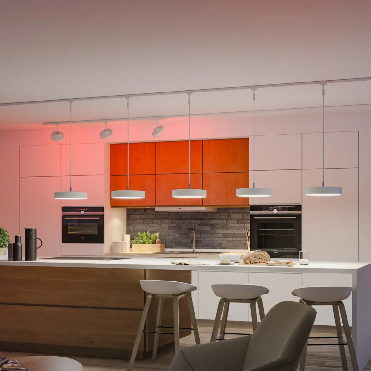 Paulmann URail Smart LED-riippuvalaisin Hildor, signaalivalkoinen, ZigBee