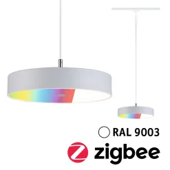 Paulmann URail Smart LED-riippuvalaisin Hildor, signaalivalkoinen, ZigBee