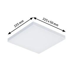 Paulmann Velora -LED-kattovalaisin 22,5 x 22,5 cm