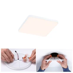 Paulmann Veluna Edge LED upotettu IP44 3000K 12x12cm 12x12cm