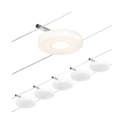 Paulmann Wire DiscLED LED-vaijerijärjestelmä, 5-lamppuinen