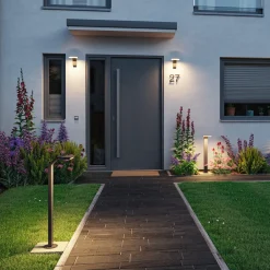 Paulmann Zenera LED-ulkoseinälamppu, 3 000 K, antrasiitti IP44