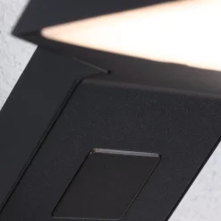 Paulmann Zenera LED-ulkoseinälamppu, 2 200 K, antrasiitti IP44
