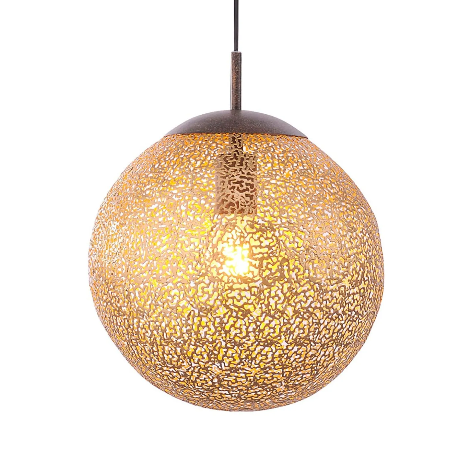 Paul Neuhaus Greta-riippuvalaisin, Ø 30 cm, kullanvärinen, metallia