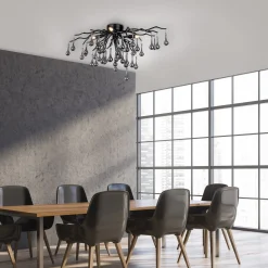 Paul Neuhaus kattovalaisin Icicle, 4-valo, musta