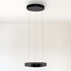 Paul Neuhaus LED-riippuvalaisin Q-Stretto, musta, 40,8 cm
