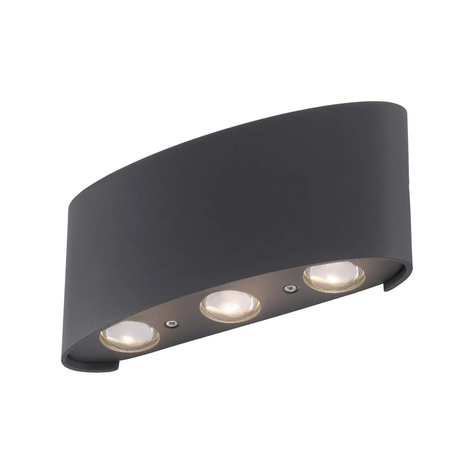 Paul Neuhaus LED-ulkoseinävalaisin Carlo, 17 cm, musta