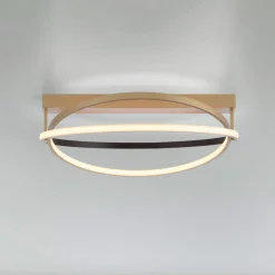 Paul Neuhaus Q-Beluga -LED-kattovalaisin, messinki