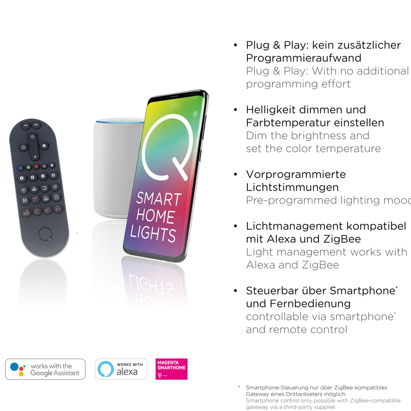 Paul Neuhaus Q-Beluga -LED-kattovalaisin, messinki