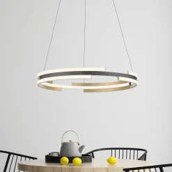 Paul Neuhaus Q-Beluga-LED-riippuvalaisin, messinki