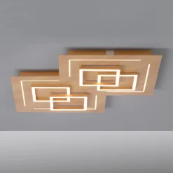 Paul Neuhaus Q-LINEA-LED-kattovalo puukoriste 60cm