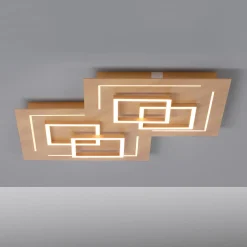 Paul Neuhaus Q-LINEA-LED-kattovalo puukoriste 60cm