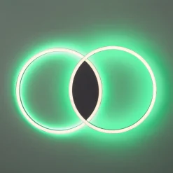 Paul Neuhaus Q-MARKO -LED-kattovalo 2x, pyöreä