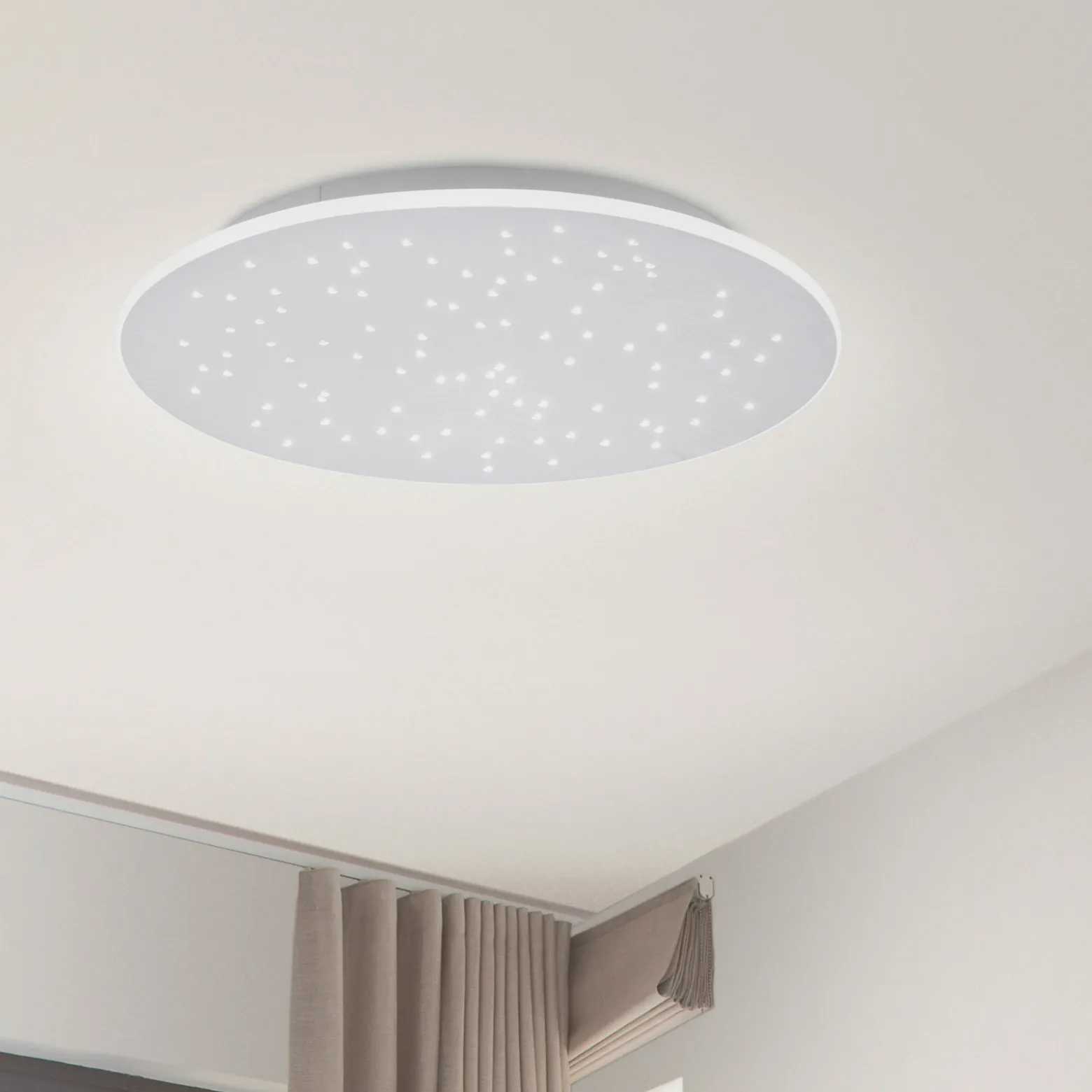 Paul Neuhaus Q-NIGHTSKY -LED-kattovalaisin, pyöreä