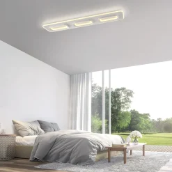 Paul Neuhaus Smart LED-kattovalaisin Q-Kalina valkoinen 115 x 30 cm