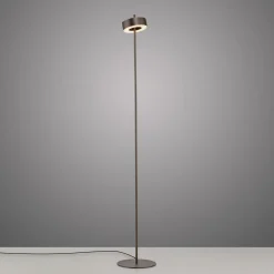 Paul Neuhaus Smart LED-lattiavalaisin Q-Rotate tummanruskea 140 cm 140 cm
