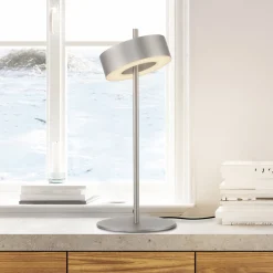 Paul Neuhaus Smart LED-pöytävalaisin Q-Rotate alumiini 40 cm 40 cm