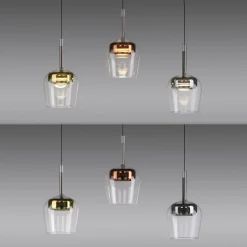 Paul Neuhaus Smart LED-riippuvalaisin Q-Kon monivärinen 3-valaisin