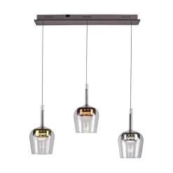 Paul Neuhaus Smart LED-riippuvalaisin Q-Kon monivärinen 3-valaisin