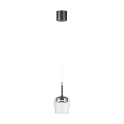 Paul Neuhaus Smart LED-ripustusvalaisin Q-Kon hopeanvärinen Ø 21 cm