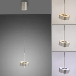 Paul Neuhaus Smart LED-ripustusvalaisin Q-Rotate alumiini Ø 14 cm