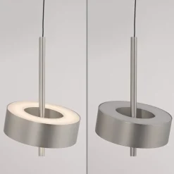 Paul Neuhaus Smart LED-ripustusvalaisin Q-Rotate alumiini Ø 14 cm