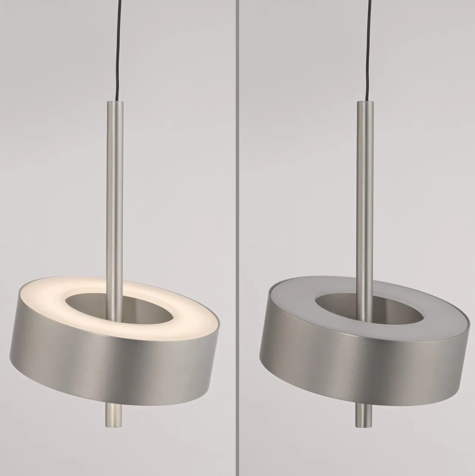 Paul Neuhaus Smart LED-ripustusvalaisin Q-Rotate alumiini Ø 14 cm