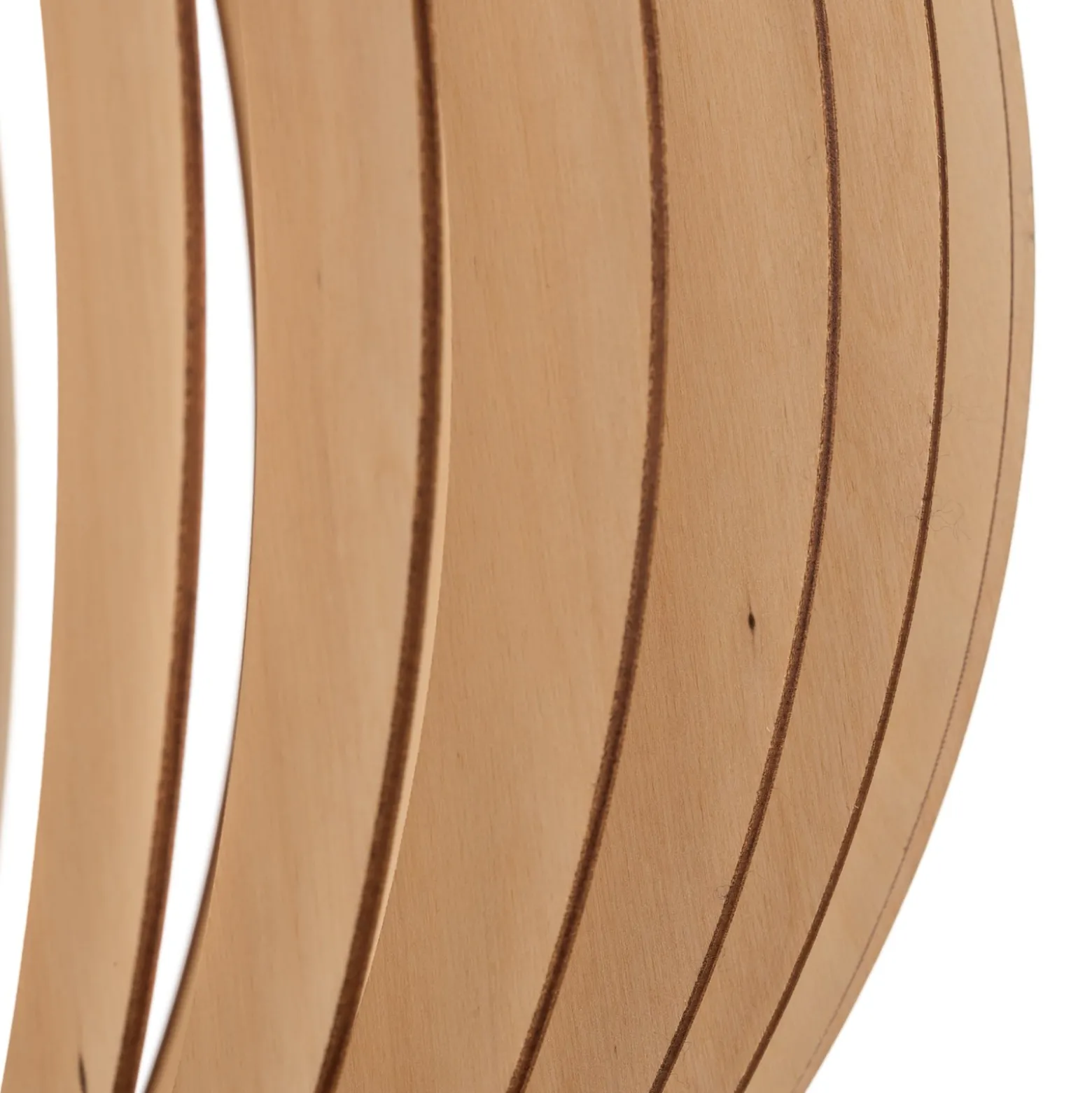 Paz riippuvalaisin puulamelleista Ø 42 cm, kromi