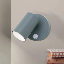 Penn seinävalaisin, vaaleanvihreä, Ø 10,5 cm, teräs/alumiini
