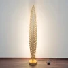 PIETRO-lattiavalaisin, kullanvärinen, korkeus 152 cm, metallia, 6 x G4