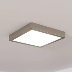 Pinta-asennettava LED-paneeli Fueva 5 IP20 830 nikkeli 21x21cm