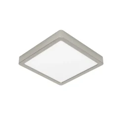 Pinta-asennettava LED-paneeli Fueva 5 IP20 830 nikkeli 21x21cm