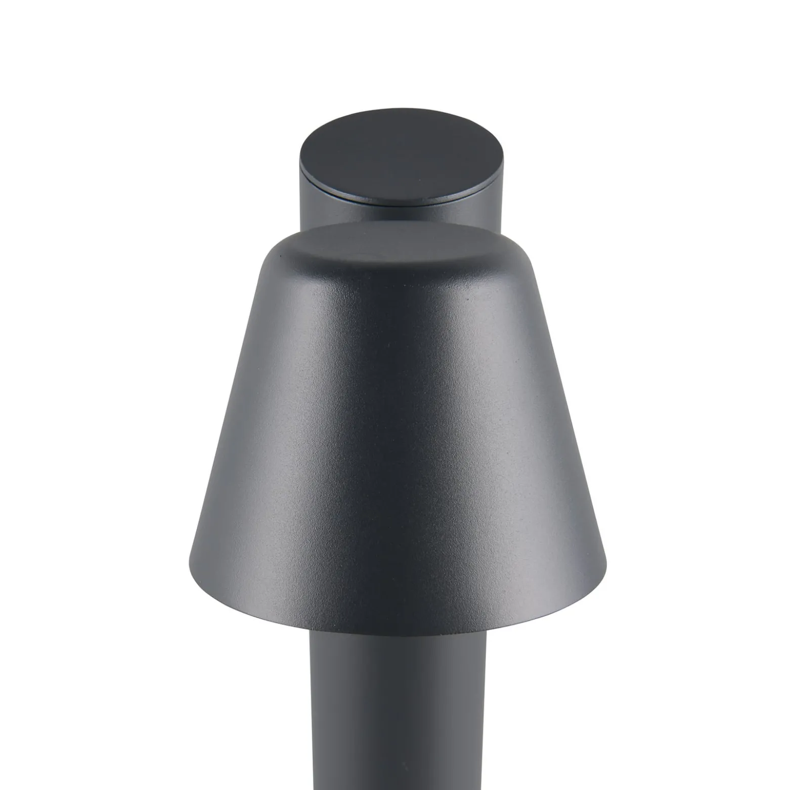 Pollarilamppu Beni, mattamusta, korkeus 60 cm, metalli