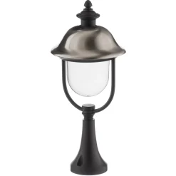 Pollarivalaisin Parma, musta, metalli, korkeus 52 cm, E27, IP43