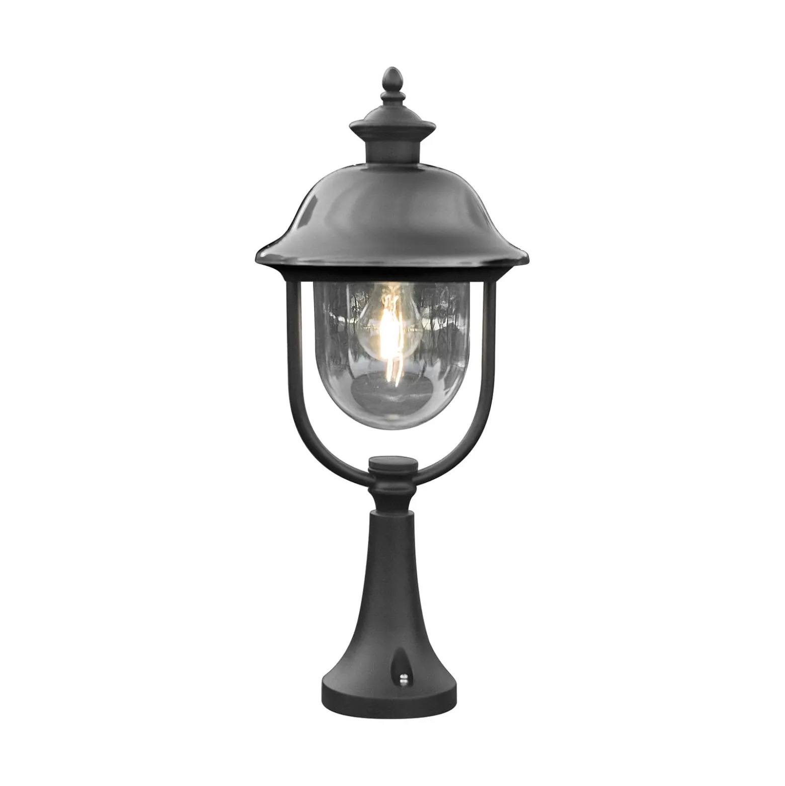 Pollarivalaisin Parma, musta, metalli, korkeus 52 cm, E27, IP43