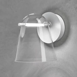 Prandina Sino W3 -LED-seinälamppu kirkas/valkoinen