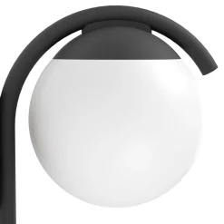 Prata Vecchia -ulkoseinälamppu, musta, korkeus 26 cm, metallia
