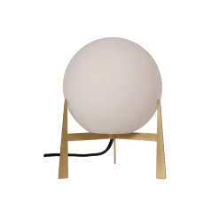PR Home Milla -pöytälamppu, K 28 cm kulta/opaali